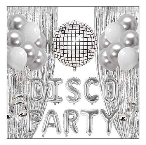 Decoraciones De Fiesta Disco, Globos De Fiesta Disco Pa...