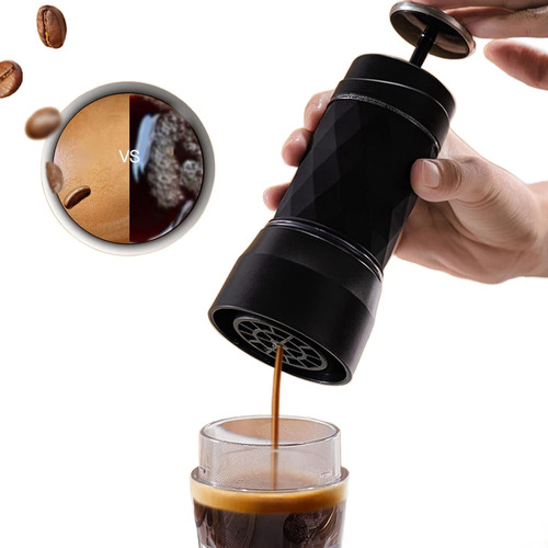 Cafetera Expreso Manual Prensa Capsula Portatil Campingcarro