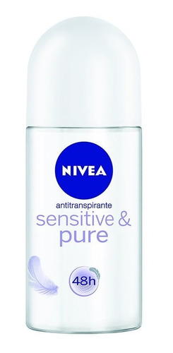 Nivea Desodorante Roll On Sensitive & Pure 50 Ml.
