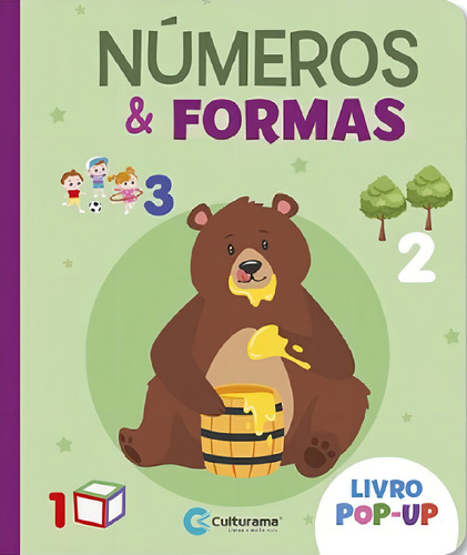 Livro Livro Pop-up Numeros E Formas: Livro Livro Pop-up Numeros E Formas, De Culturama. Culturama Editora E Distribuidora Ltda, Capa Dura Em Português