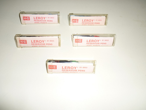 Bolígrafos De Depósito Vintage Leroy 610053. Pack De 5.