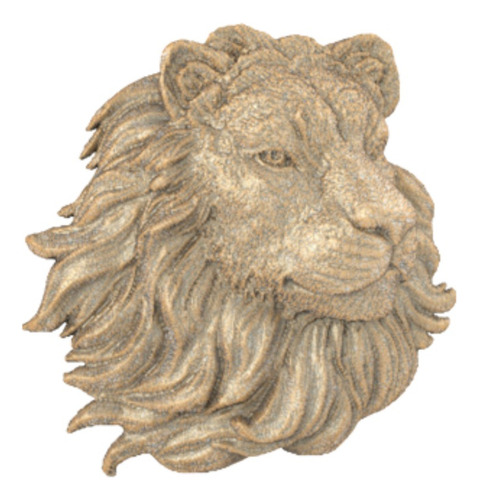 Cabeça Leão - Arquivo Stl Cnc Router- Artcam Aspire 3d 1282