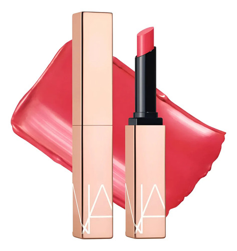 Labial Nars Sensual Shine Rosa Frambues Brilloso Color Frambuesa