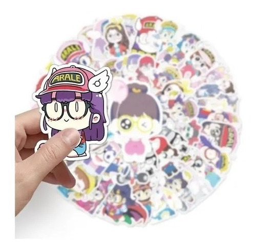 Stickers Autoadhesivos - Arale (50 Unidades)