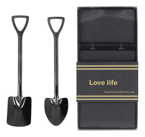 2 Cucharas De Acero Inoxidable De 6 Pulgadas, Ergonómicas, P