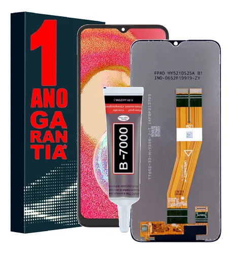 comprar Tela Frontal Para A04e A03 A03s A02s + Cola + 1 Ano Garantia