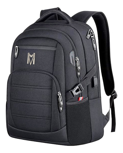 Mochila Para Hombre Laptop Usb Gran Capacidad Viaje Portátil