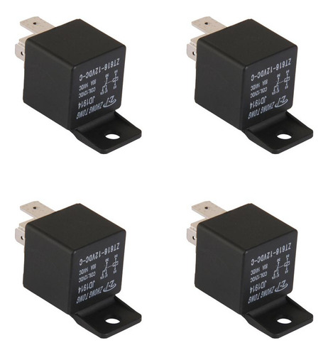 Relé Spdt Para Motor De Vehículo, Camión, 12 V, 12, 80 A, 5