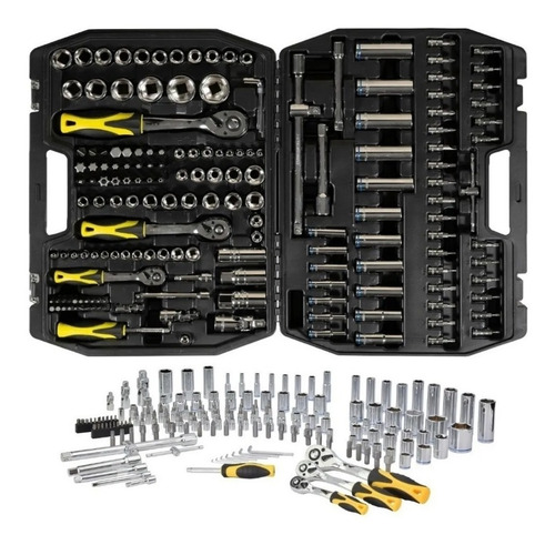 Set Kit Juego Bocallaves Crossmaster 171 Pzas 1/4-1/2-3/8