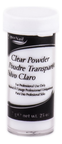 Suplementos Para Uñas Super Nail Clear Powder 7.4 Ml