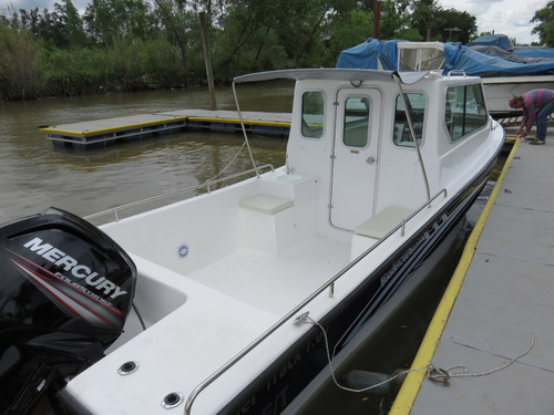 Imagen 5 de 15 de Lancha Tracker Cabinada Baader Track 780 Trabajo, Transporte