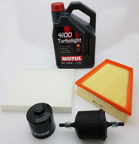 Kit Filtros+aceite Motul 4100 Vw Fox Suran 2008-2019 1.6 8v