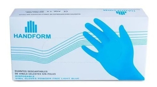 Guantes Vitrilo Descartables X 100 Unidades