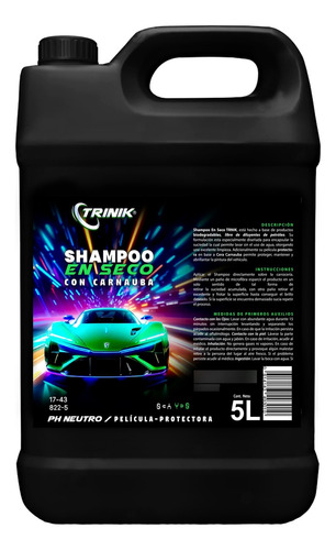 Shampoo En Seco Automotriz Trinik 5 L