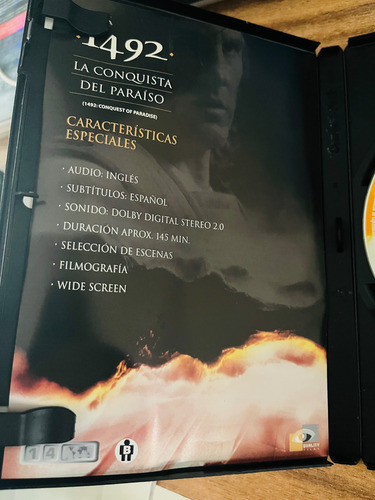 1492 La Conquista Del Paraíso Dvd (Usado)