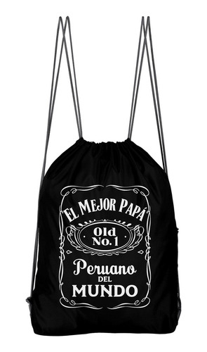 Bolso Deportivo El Mejor Papá Peruano (d1120 Boleto.store)