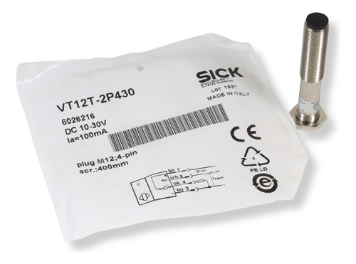 Sick Vt12t-2p430 Sensor De Proximidad