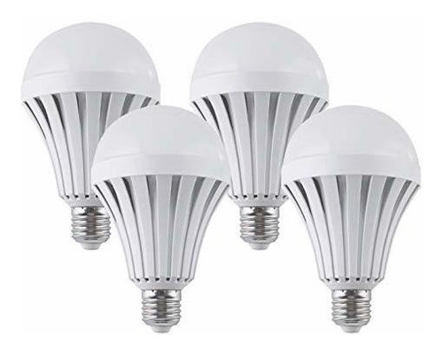 Bombilla De Emergencia Recargable Led 7w (pack De 4)