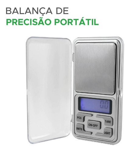 Balança Digital Alta Precisão 0,01g A 500g Calibrada Kokay