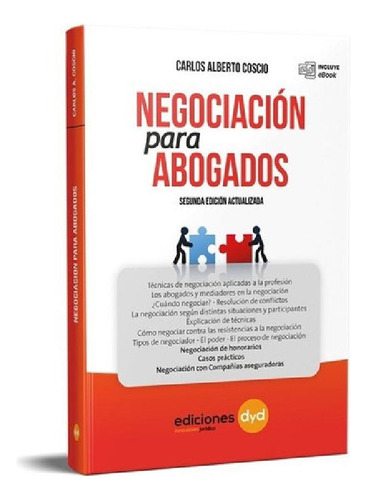Libro - Negociación Para Abogados: No, De Coscio Carlos. Se