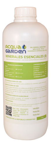 Micro Elementos Y Pk Para Cultivos Hidroponicos - R1000