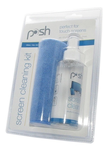 Liquido Limpiador De Pantallas En Kit Posh De 120ml