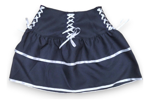 Pollera Tableada Abierta Mini Skirt Kpop Anime Cosplay Kawai