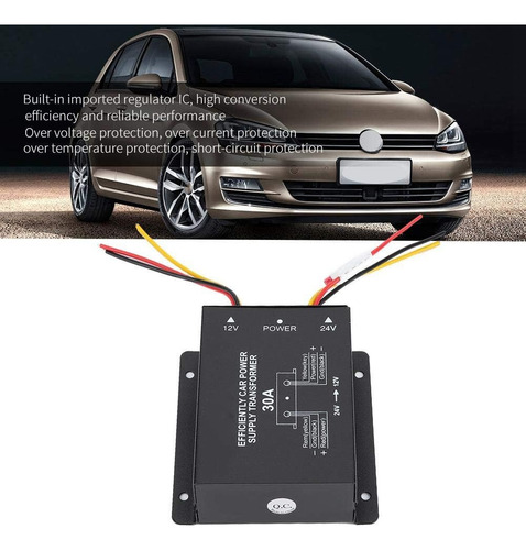 Convertidor De Potencia Automotriz 30a Buck Inverter 24va 12