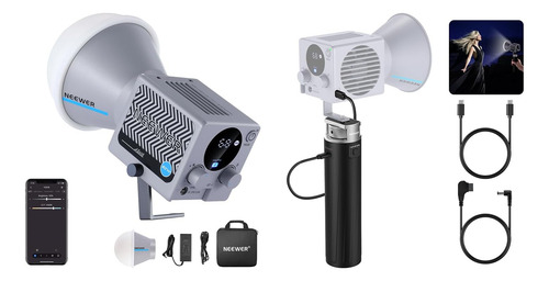 Mini Luz De Video Bi Color Cob Led 60 W Portátil