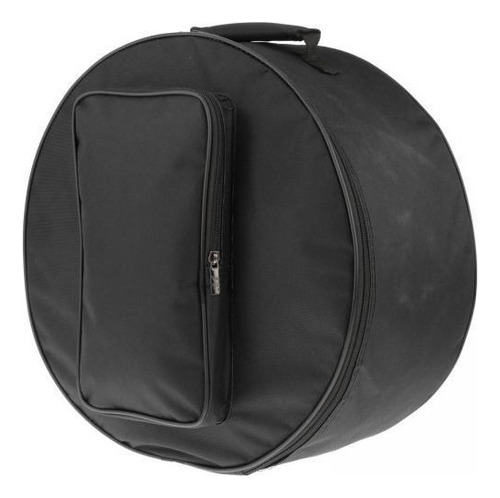 2x Bolso De Tambor Compacto Negro Con Correa Para El Hombro