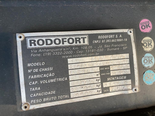 Imagem 3 de 5 de Carreta Saider Rodofort 30 Pallets 2011 Otima Cubagem