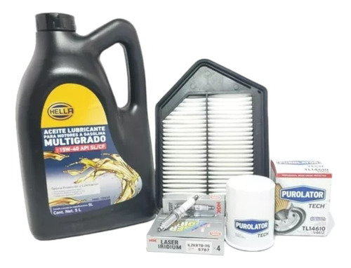 Kit De Afinación Honda Cr-v 2.4 10-11 Con Aceite Multigrado