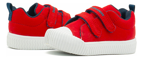Tenis Bubble Gummers® Para Niño Contactel Color Rojo/marino