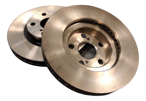 Imagen 2 de 8 de Discos De Freno Delanteros Originales Toyota Corolla 2008/14