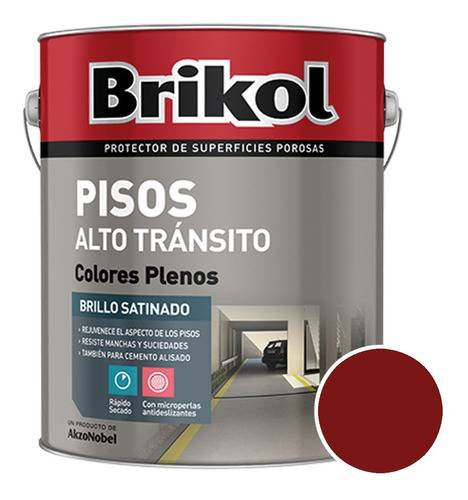Brikol Pisos Alto Transito Rojo X 1l - Caporaso