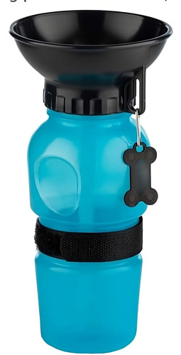 Botella De Agua Portatil Para Mascotas Dispensador de Agua para Perros y Gatos Color Azul