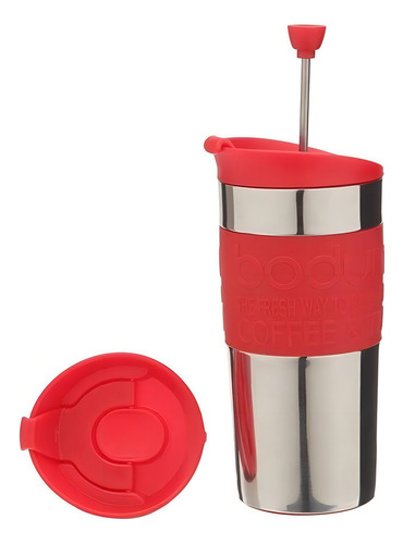 Cafetera portátil Bodum Travel Press 11067 11067 red prensa francesa 0V