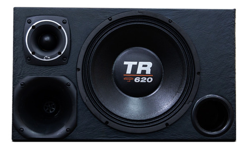 Caixa De Som Trio Woofer Triton 620 600 + Driver + Tweeter