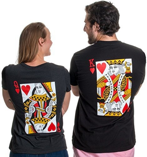 Rey Y Reina | Playeras A Juego Para Parejas Recien Casadas M