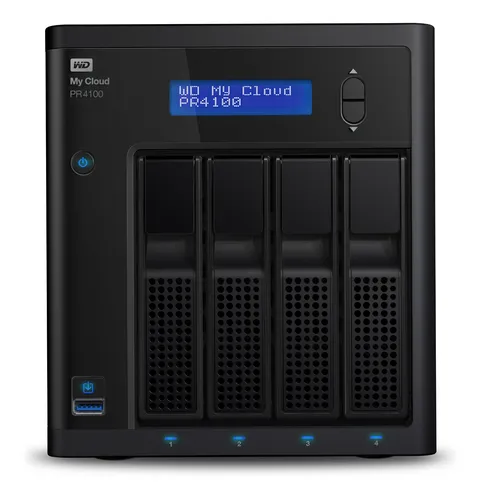 externo Western Digital My Cloud Pro Series PR4100 WDBNFA0000NBK 0 MB negro