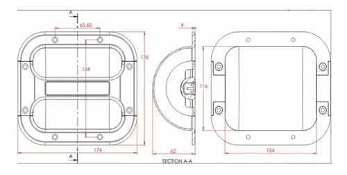 Imagem 3 de 3 de Kit De 2 Alças Compartimento Grande Para Caixa Acústica