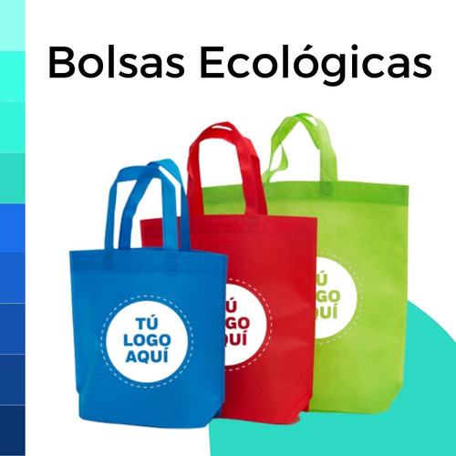 Bolsas Ecológicas Publicitarias Material Pop Logo Tienda Fis