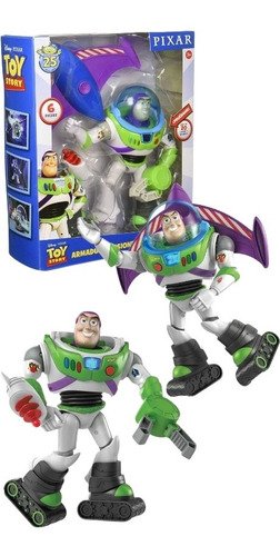 Buzz Lightyear Armadura Misiones  20 Frases Y Sonidos Mattel