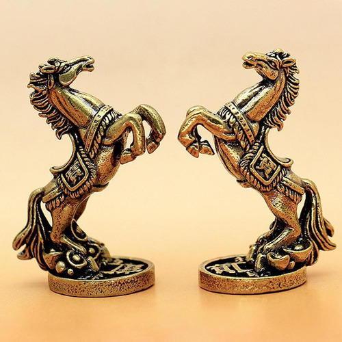 Figura De Caballo De Latón, Artesanía De Latón,