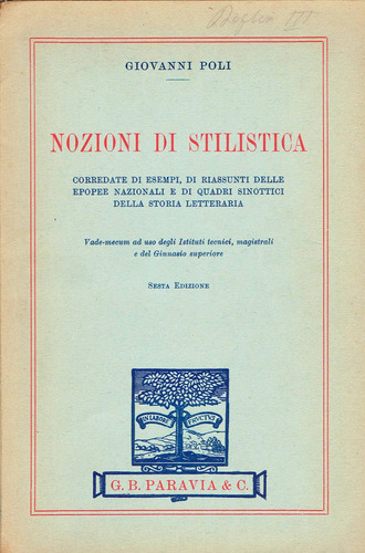 Nozioni Di Stilistica - Giovanni Poli