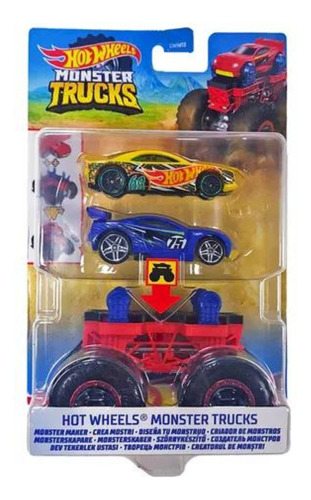 Vehiculo Hot Wheels Monster Trucks Creador Monstruoso Gww13