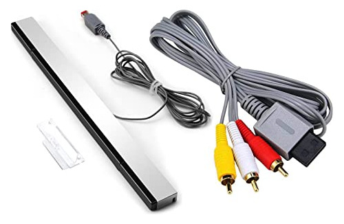 Cables Av Wii 2 En 1 Cable Compuesto De Audio Y Video + Barr