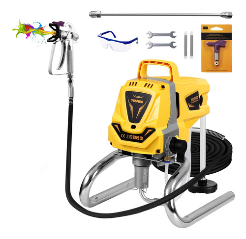 Yesmro Pulverizador De Pintura Sin Aire, Maquina Electrica D