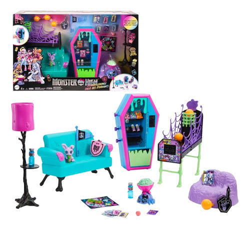Mattel Monster High Student Lounge Playset Con Accesorios Student Lounge / Playset Con Accesorios (Usado)