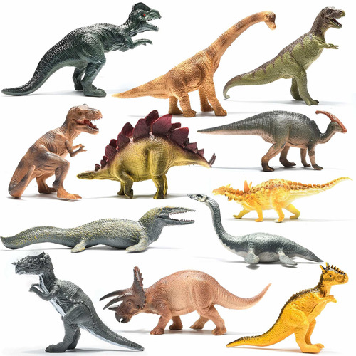 Prextex Dinosaurios De 10 Pulgadas De Aspecto Realista, Paqu